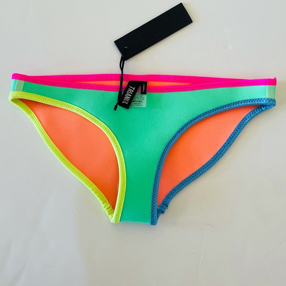 Triangl extra small green bottoms only NWT
